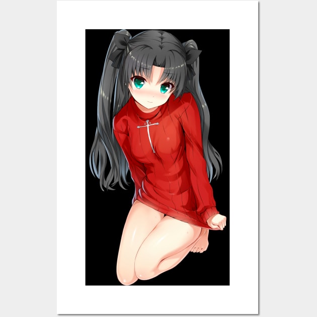 Tohsaka Rin Wall Art by Venandeu